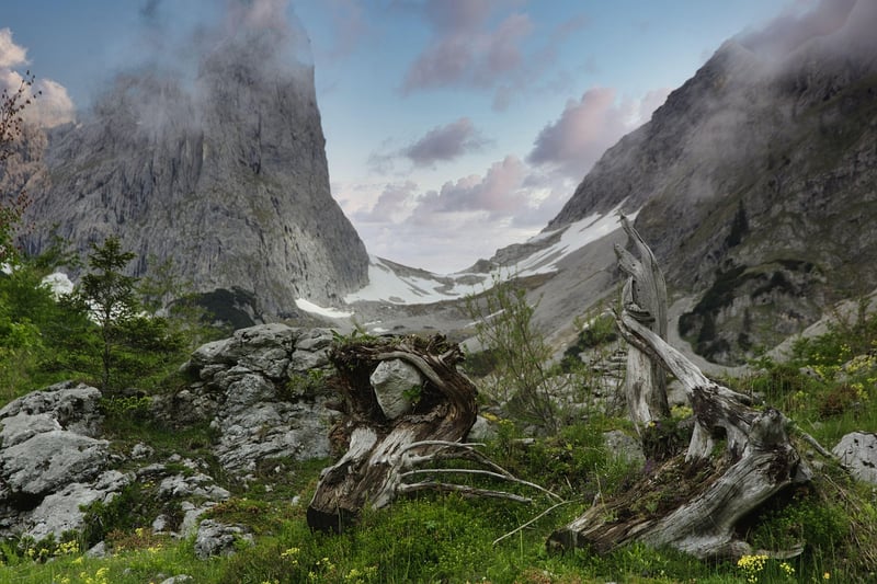 Swiss Alps Mountain Pass